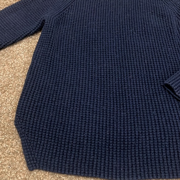 Marine Layer Women’s Blue Large Crew Neck Sweater - Picture 7 of 8